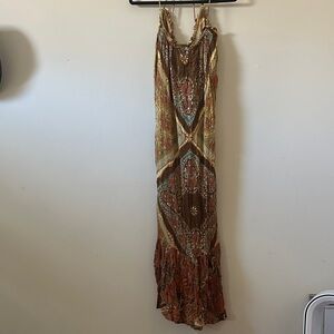 Elegant Multicolor Maxi Dress